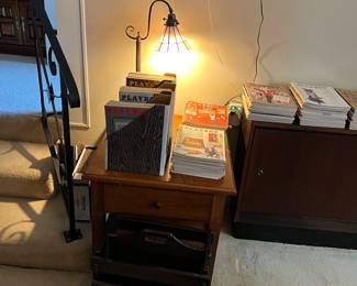Near complete collection of playboys (early 60's to late 2000's), Mid-Century Modern Bookcase/credenza