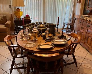 vintage silver plated and pewter sets
(Sterling silver was removed from the sale)