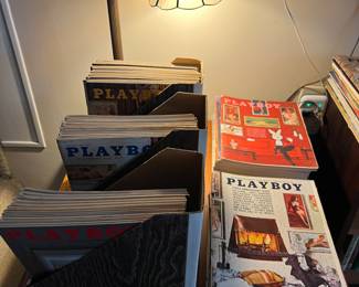 Near complete collection of playboys (early 60's to late 2000's)
