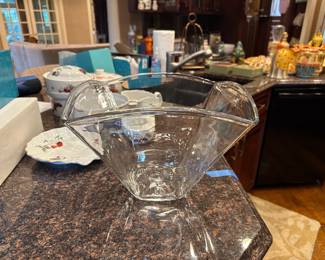 Simon Pearce square serving bowl