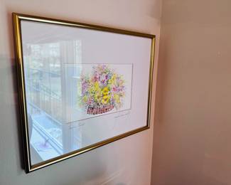 "Summer Basket" artwork by Evangeline Herrera Smedley / Price: $48