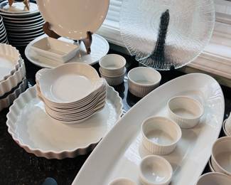 Vintage and new Pillivuyt France porcelain bakeware