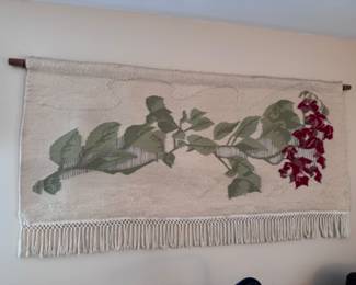 Stunning handmade folk art wool tapestry/ Price: $278