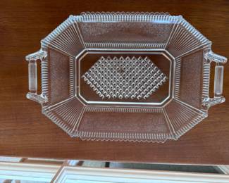 EAPG Pleat and Panel Bread Tray / Price: $18