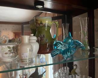 Pretty glass and china