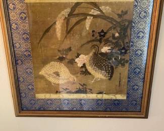 Anther framed Asian print