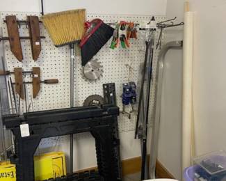 Clamps, nails, levels, more