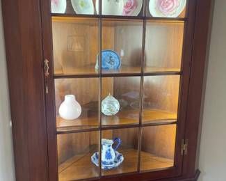 Virginia Galleries corner cabinet
