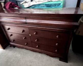 Mahogany finish Dresser 64x40x18 $400 OBO
