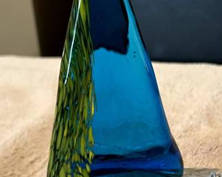 Murano Sail Boat glass art