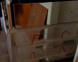 mirrored chest