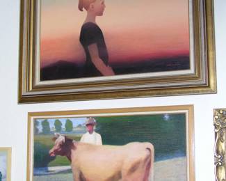 (Top Painting) Gary E. Smith "Julia" - 25"x37" - Asking $4,500