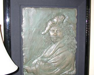 Bill Mack "Rembrandt" - Bronze Relief - Asking $1,600