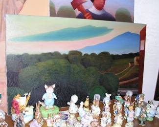 Gary E. Smith "Landscape with Building" - 20"x36" - Asking $3,150