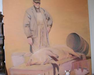 Gary E. Smith "The Butcher" - 36"x36" - Asking $4,300
