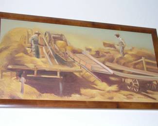 Gary E. Smith - "Two Hay Farmers" - 18"x36" - Asking $2,970