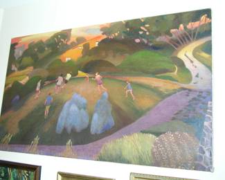 Gary E. Smith - "Children Playing" - 48"x84" - Asking $15,500