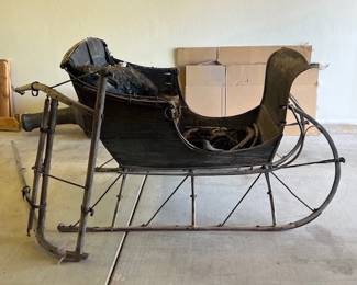 Sleigh from the late 1800s - early 1900s. Rescued from a barn in New Hampshire. 