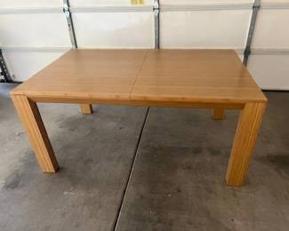 Copenhagen Bamboo Table with leaf 