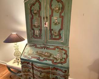 Hand painted Secretary 