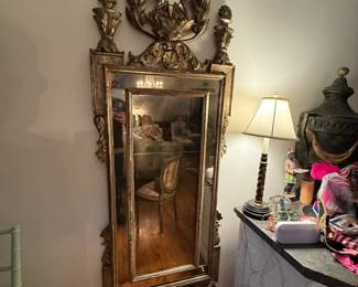 Large Gilt Mirror (2) 