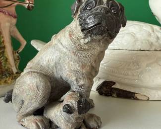 Pug Statue 