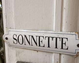 French Enamel Plaque 