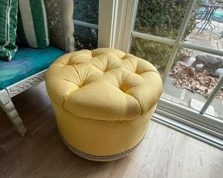 Yellow Pouf  