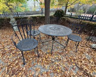 Metal Patio Set