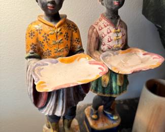 Ceramic Nubian Peoples,  The Woman has a crack