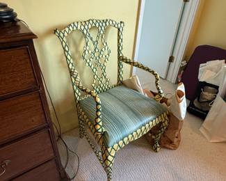 Two of these Painted Armchairs 