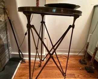 Brass Side Table 