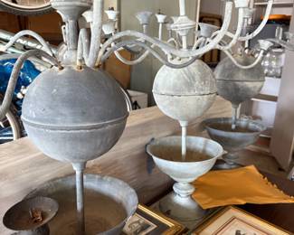 Antique Metal Chandelier 