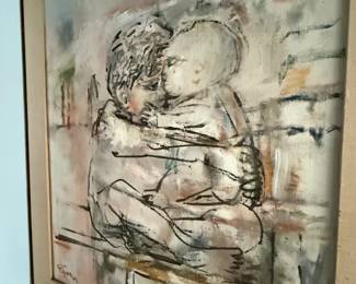 Framed Art, Signed E Coen