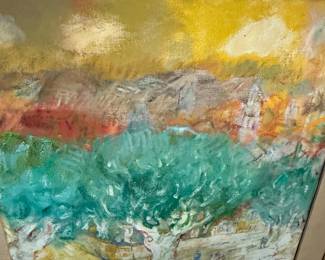 Framed Art Signed E Coen