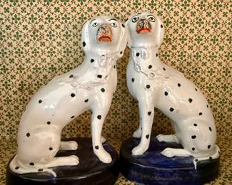 Antique English Staffordshire Dog Figure