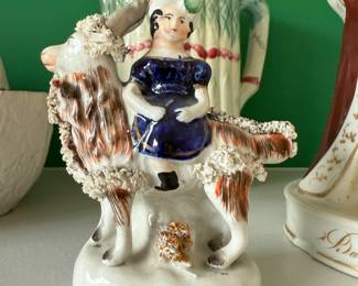 Staffordshire ceramic statue