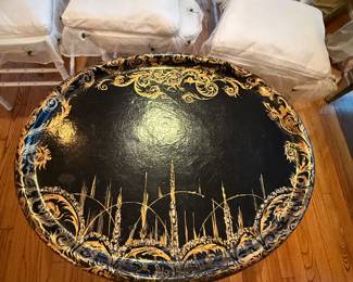 Hand Painted Tole Tray