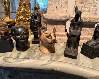 Nubian Ebonized Sculptures 
