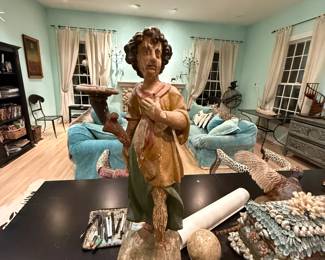 Antique Wood Church Icons