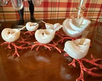 Seashell Condiment Dispensers 