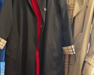 Black Burberry Coat 