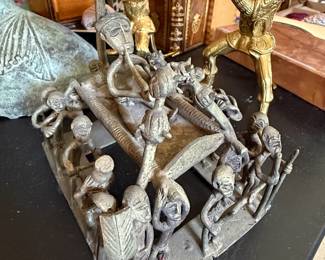 Ethnic Metal Sculpture 