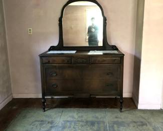 Antique dresser with Mirror