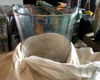 Crate and Barrel Glass vase