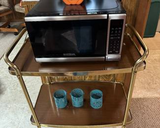Vintage bar cart