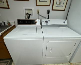 Washer and electric dryer very clean