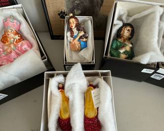 Wizard of Oz - Dorothy and the Ruby Slippers ornaments by Christopher Radko