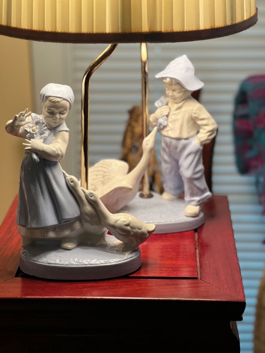 Perfect for a nursery-Holland mold lamps