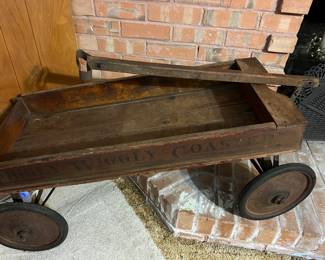 Antique Piggly Wiggly Coaster- delivery wagon